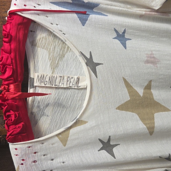 Magnolia Pearl Starry Night Dress - Cream, Grey, And Tan - Picture 2 of 5